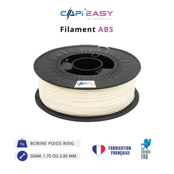 CAPIFIL-Filament 3D ABS 800g coloris naturel
