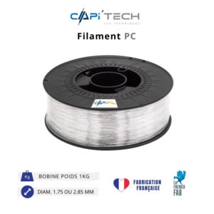CAPIFIL-Filament 3D PC 1kg coloris naturel