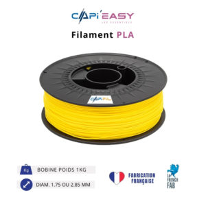 CAPIFIL-Filament 3D PLA 1kg coloris jaune