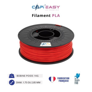 CAPIFIL-Filament 3D PLA 1kg coloris rouge