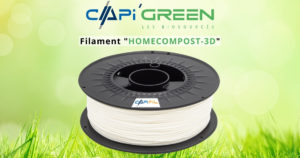 Filament HOMECOMPOST-3D 500 g coloris naturel-CAPIFIL