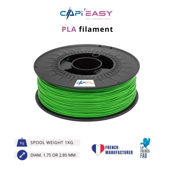 1 kg PLA 3D filament in green-CAPIFIL
