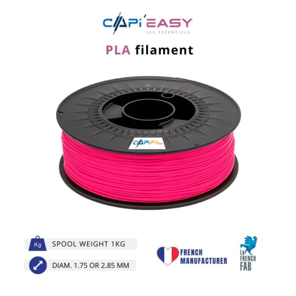 1 kg PLA 3D filament in pink-CAPIFIL