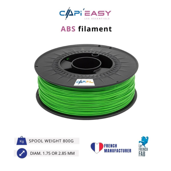 800 g ABS 3D printing filament in green-CAPIFIL