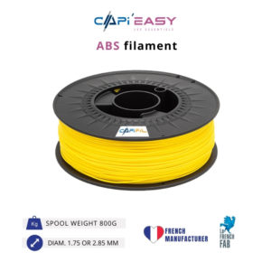 800 g ABS 3D printing filament in yellow-CAPIFIL