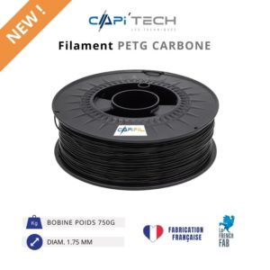 CAPIFIL-Filament 3D PETG CARBONE 750g-new