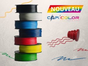 CAPIFIL - Nouveau filament 3D CAPI COLOR - Présentation salon 3D Print Lyon 2022