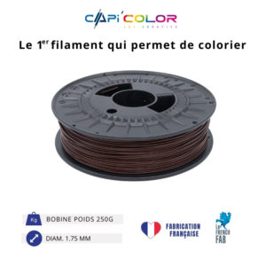 CAPIFIL-Filament 3D COLOR 250g coloris marron