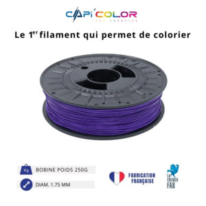 CAPIFIL-Filament 3D COLOR 250g coloris violet
