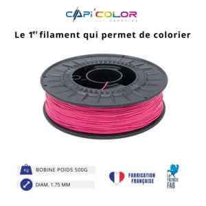 CAPIFIL-Filament 3D COLOR 500g coloris rose